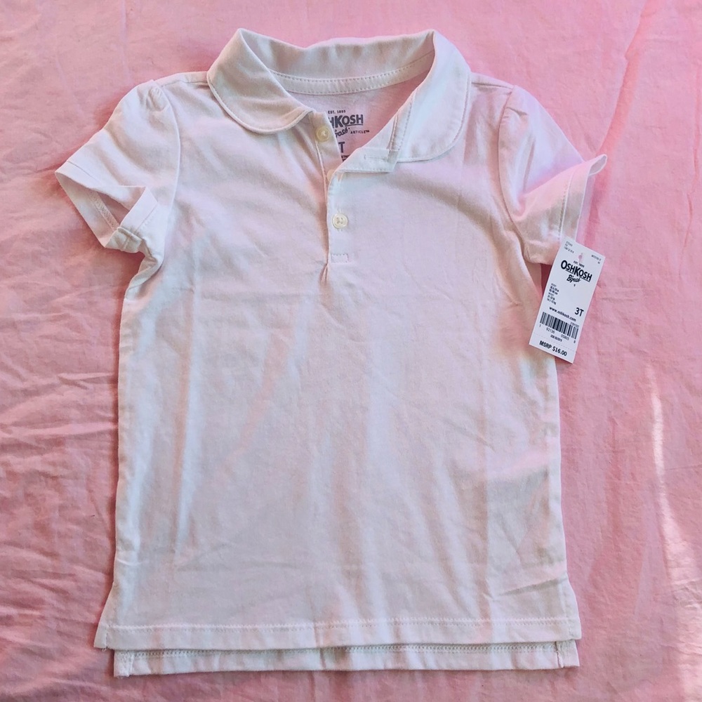 Toddler girls white t-shirts
